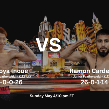 Inoue vs Cardenas Las vegas