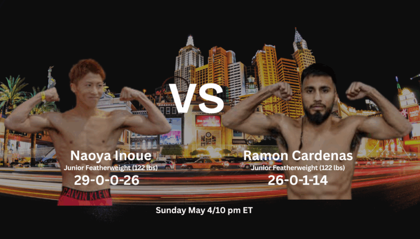 Inoue vs Cardenas Las vegas